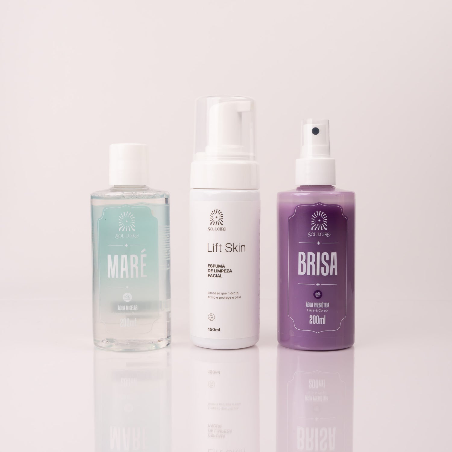 Kit Limpeza e Hidratação Completa – Maré, Brisa e Lift Skin