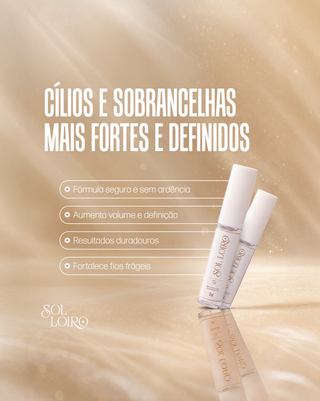 Sérum Cílios & Sobrancelhas - Crescimento Visível e Fios Fortes
