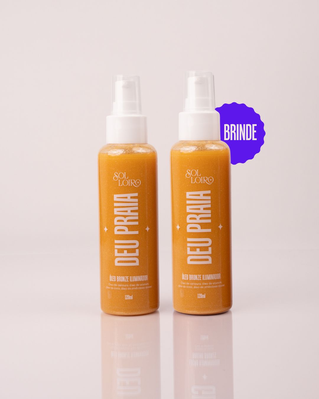 Deu Praia Óleo Bronzeador - Black Dobrada Pague 1, Leve 2