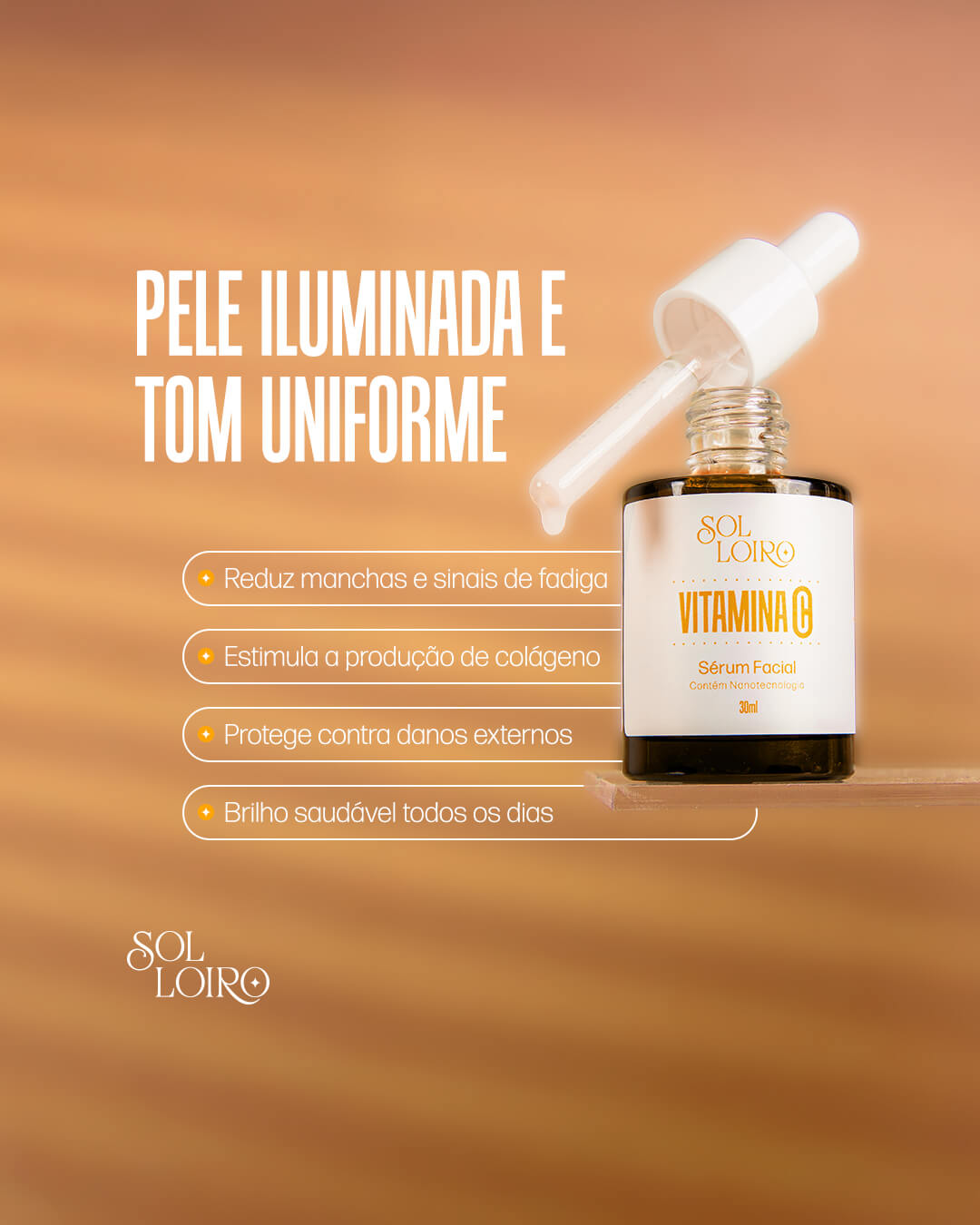 Trio Niacinamida, Vitamina C e Revitalize – Rotina Completa para Textura, Firmeza e Luminosidade