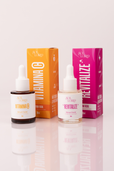 Kit Vitamina C + Revitalize – Glow e Firmeza | Sol Loiro – Sol