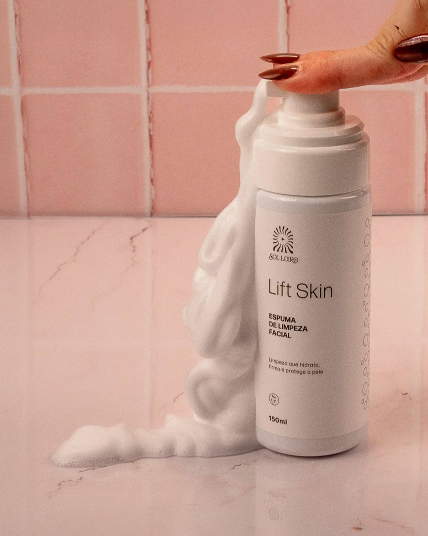 Espuma de Limpeza Lift Skin – Limpeza Eficiente com Ação Antissinais