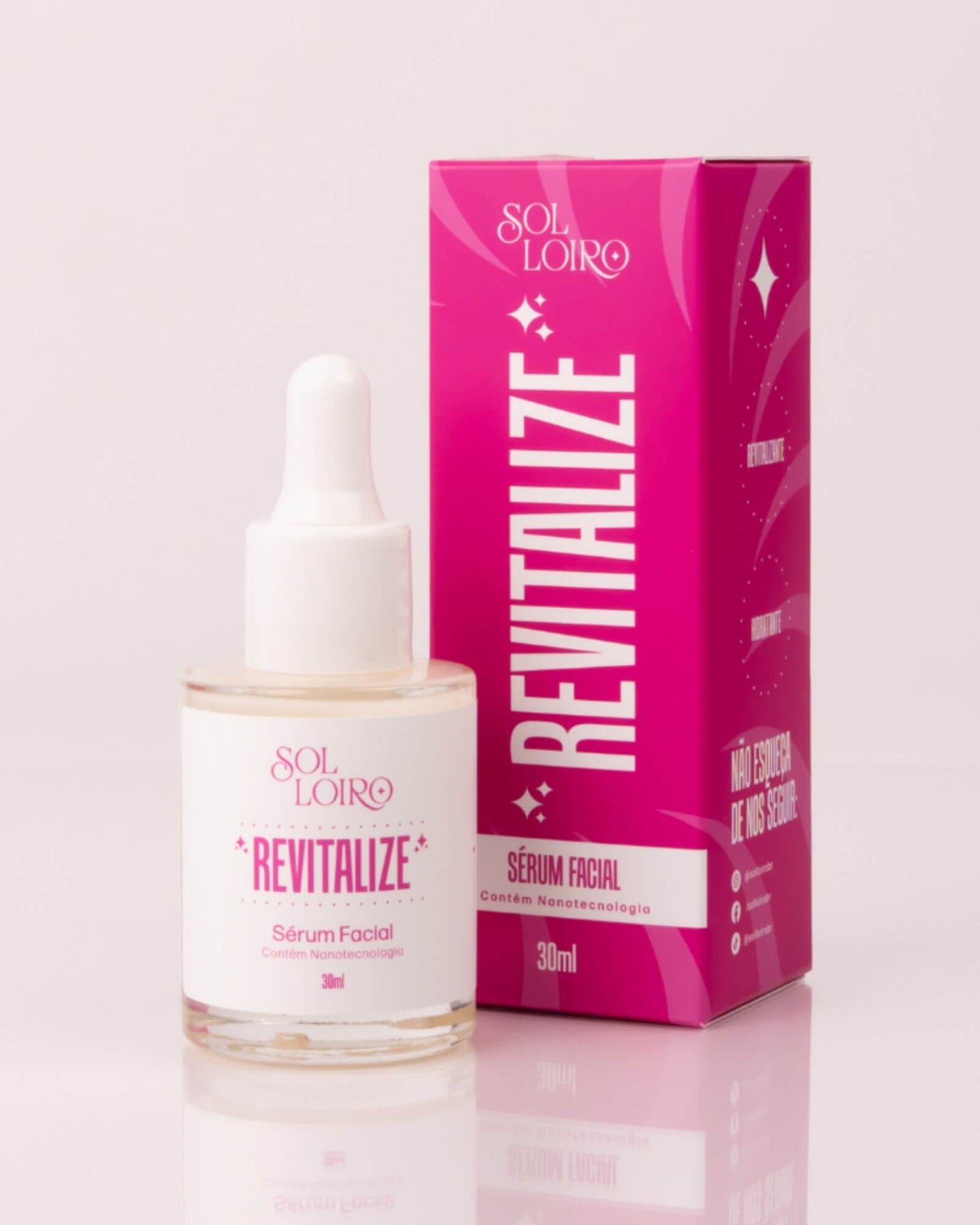 Sérum Revitalize Com Ácido Hialurônico - Firmeza e Hidratação